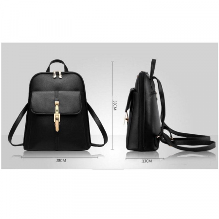 Rucsac Dama Mira, BS-8856, Negru 33x28x13 cm [6]