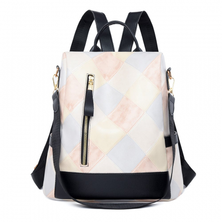 Rucsac dama, Paula, RD735, Alb, 32x32x14 cm RUCSACURI DAMĂ - Rucsac dama, Paula, RD735, Alb, 32x32x14 cm