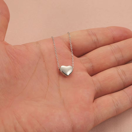 Set Cadou Bunică– Colier cu Pandativ Aurora inimii  din Argint 925 placat cu rodiu, Cutie Elegantă și Felicitare Personalizată [2]