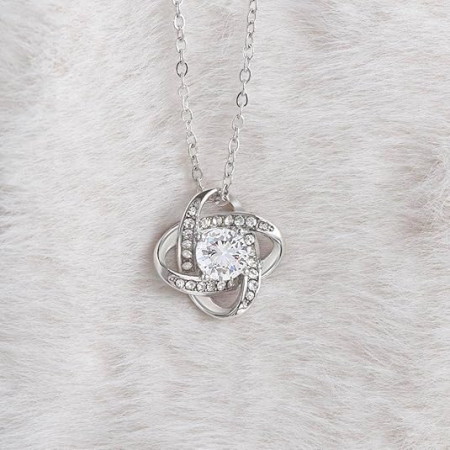 Set Cadou Absolvire Pentru Fiică LD7416 - Colier cu Pandantiv Love Knot din Argint 925 placat cu rodiu, Cutie Elegantă și Mesaj Emotionant [3]