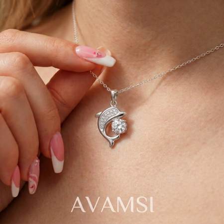 Set Cadou Fiică LD769U- Colier cu Pandantiv Spiritul Oceanului din Argint 925 placat cu rodiu, Cutie Elegantă și Felicitare [11]