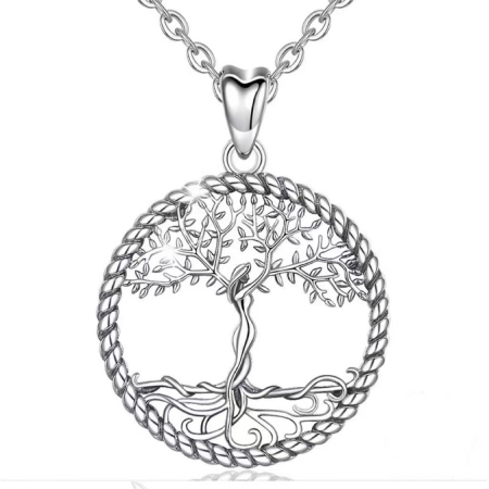 Set Cadou Soră  – Colier cu Pandativ Copacul Intelepciunii din Argint 925 placat cu rodiu, Cutie Elegantă și Felicitare Personalizată [6]