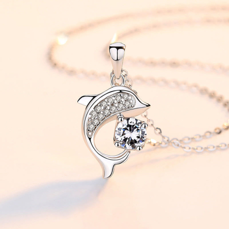 Set Cadou Soție – Colier cu Pandativ Spiritul Oceanului din Argint 925 placat cu rodiu, Cutie Elegantă și Felicitare Personalizată [1]