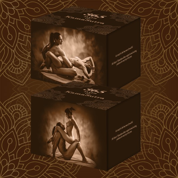 365 Days of Kamasutra, joc erotic pentru cupluri si adulti cu pozitii si cartonase grafice, limba engleza [2]