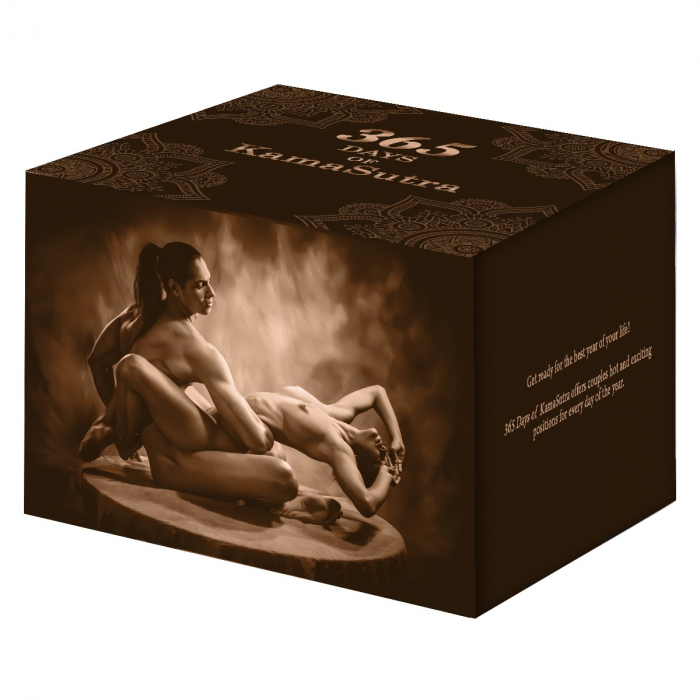 365 Days of Kamasutra, joc erotic pentru cupluri si adulti cu pozitii si cartonase grafice, limba engleza [3]
