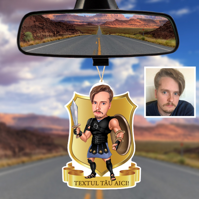 Agatatoare personalizata pentru masina - Gladiator [2]