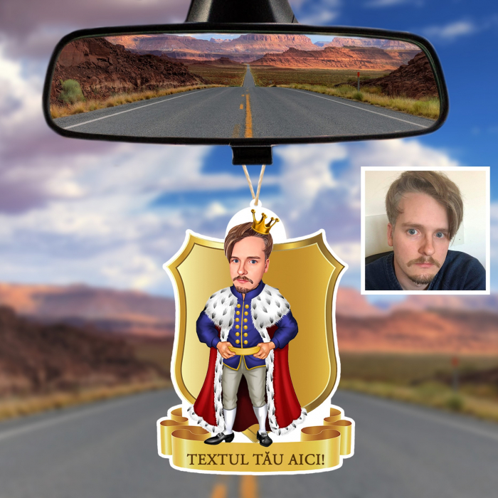 Agatatoare personalizata pentru masina - Rege [2]