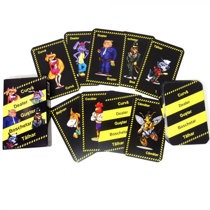 Curva, Dealer, Guster, Boschetar, Talhar - Joc pentru petreceri [1]
