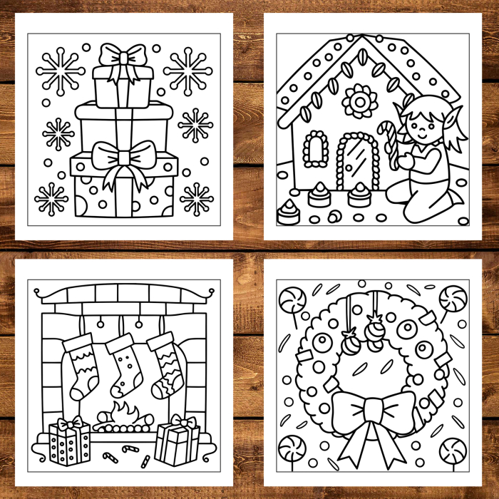 Carte de colorat, 50 de ilustratii Atelierul lui Mos Craciun, 106 pagini [3]