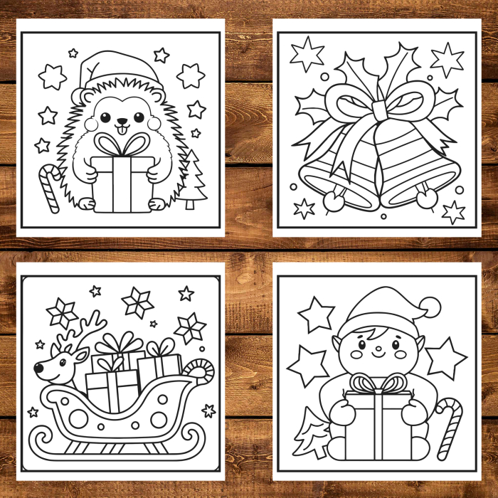 Carte de colorat, 50 de ilustratii Craciun Dragastos, 106 pagini [4]