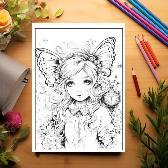 Carte de colorat, 50 de ilustratii, Zane Steampunk, 106 pagini [4]