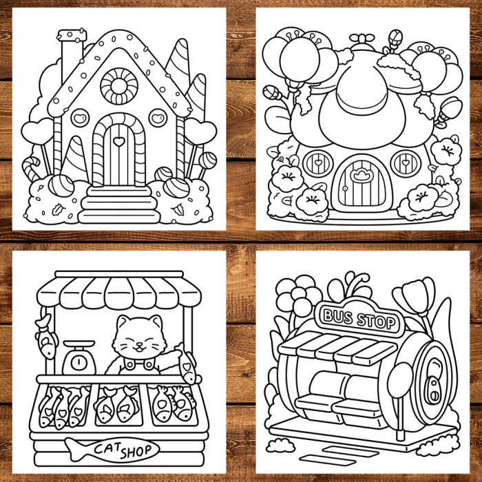 Carte de colorat antistres , 40 de ilustratii Comfy Space, 86 pagini [3]