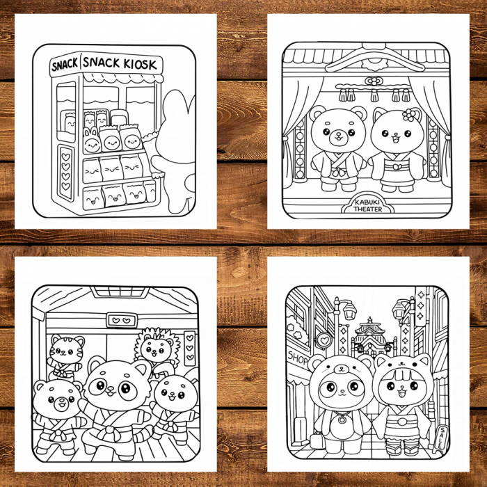 Carte de colorat antistres , 40 de ilustratii Paws Moments, 86 pagini [3]