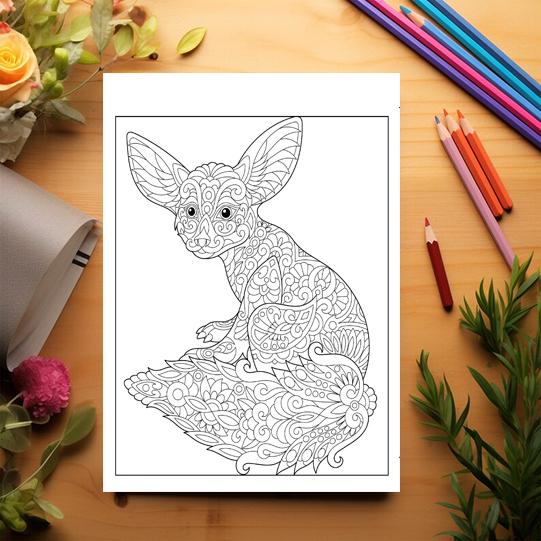 Carte de colorat antistres, 50 de ilustratii Animale Mandala - Editia Premium - Volumul I [3]