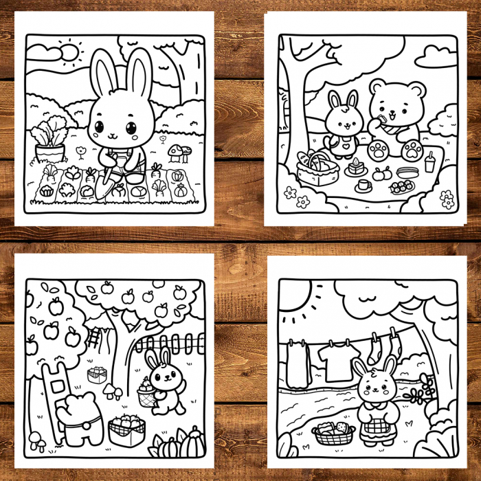 Carte de colorat antistres , 50 de ilustratii Cozy Mix, 106 pagini [4]
