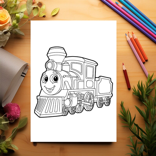 Carte de colorat pentru copii , 50 de ilustratii Vehicule, 106 pagini [3]