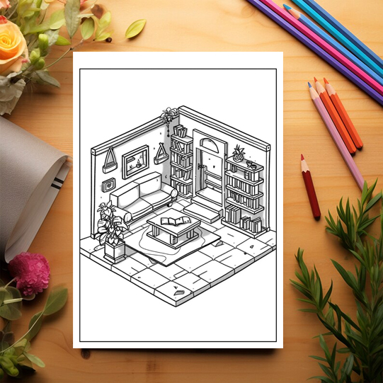 Carte de colorat pentru relaxare si antistres, 40 de ilustratii, Pocket House, 86 pagini [3]