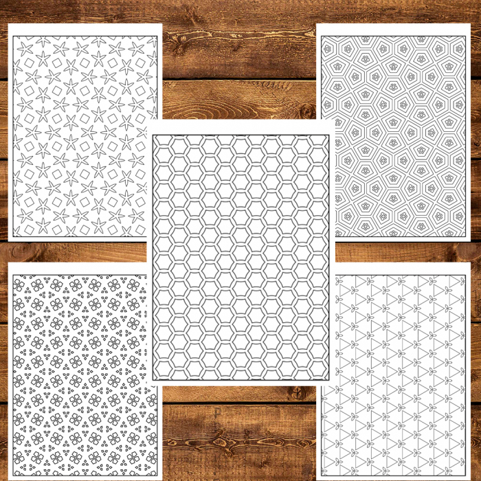 Carte de colorat pentru relaxare si antistres, 50 de ilustratii, Tipare relaxante, 106 pagini [4]