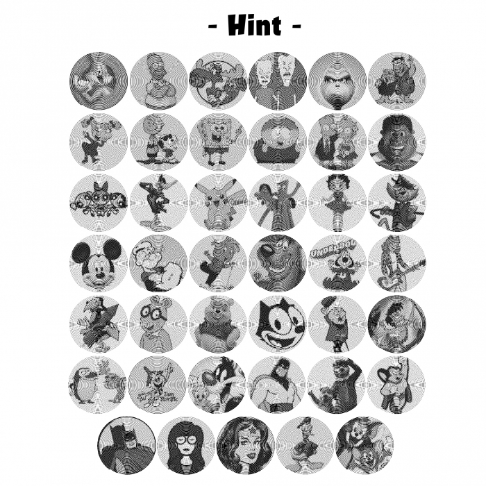 Carte de colorat stil Spiroglyphic, 41 de ilustratii Cartoon Characters, 88 pagini [4]
