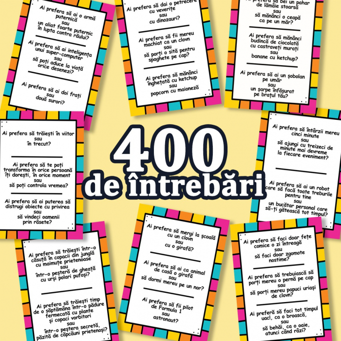 Ce ai prefera? - Editia pentru parinti - copii. limba romana, 400 de intrebari [5]