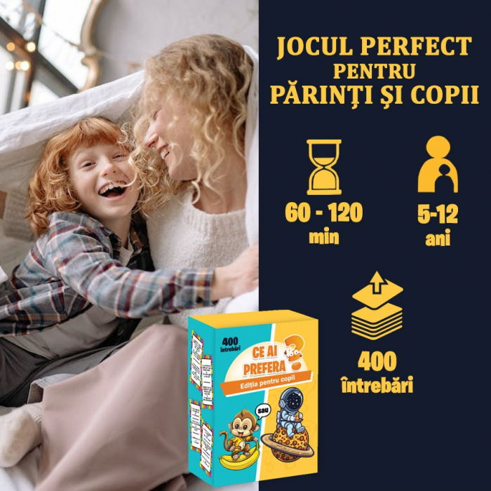 Ce ai prefera? - Editia pentru parinti - copii. limba romana, 400 de intrebari [3]