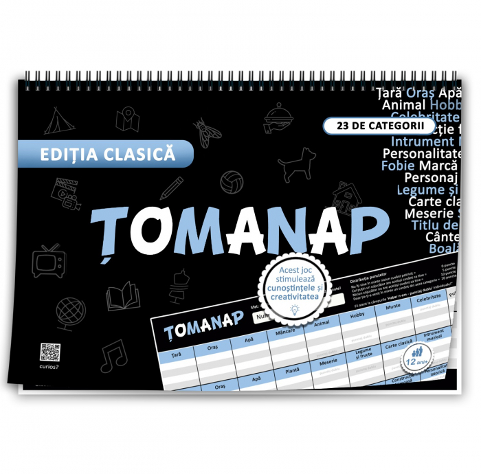 Tomanap - Editia Clasica: Jocul Cunostintelor si Creativitatii, format A4, 50 de foi [2]