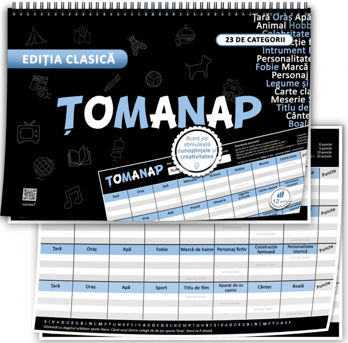 Tomanap - Editia Clasica: Jocul Cunostintelor si Creativitatii, format A4, 50 de foi [1]
