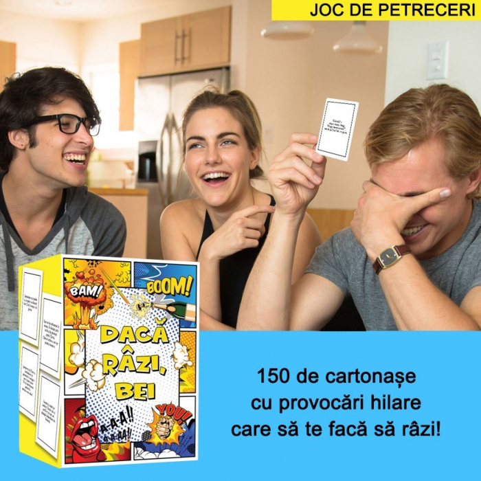 Daca razi, bei - joc de petreceri pentru adulti, 150 carti [4]