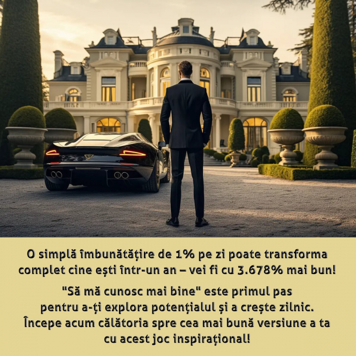 Joc pentru evolutie personala, Sa ma cunosc mai bine – Descopera cine esti si devino cea mai buna versiune a ta [3]