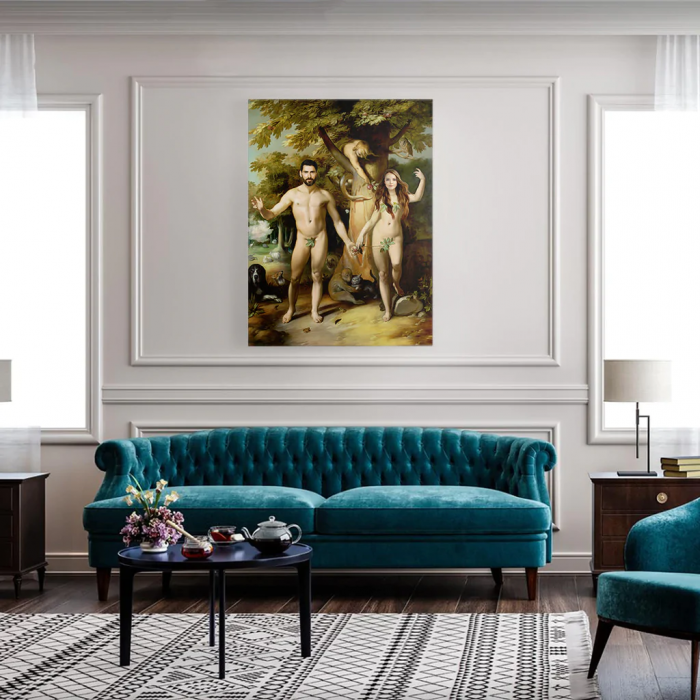 Portret personalizat - 2 persoane - Adam si Eva [3]