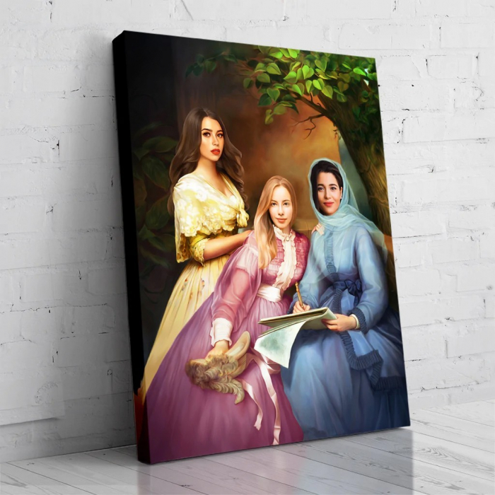 Portret personalizat - 3 persoane - Domnitele [3]