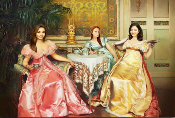 Portret personalizat - The Royal Tea Party [2]