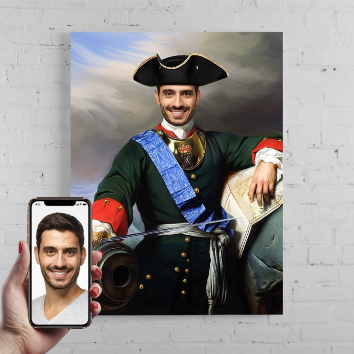 Portret personalizat - Cavaler cu tun [1]