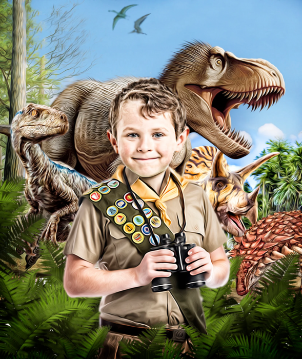 Portret personalizat - Jurassic Parc [2]