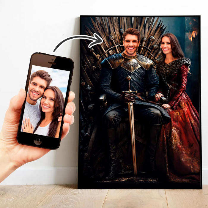 Portret personalizat - Cuplu Game of Thrones [1]
