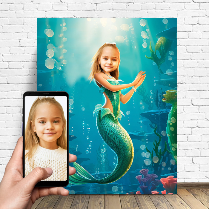Portret personalizat - Mica Sirena [1]