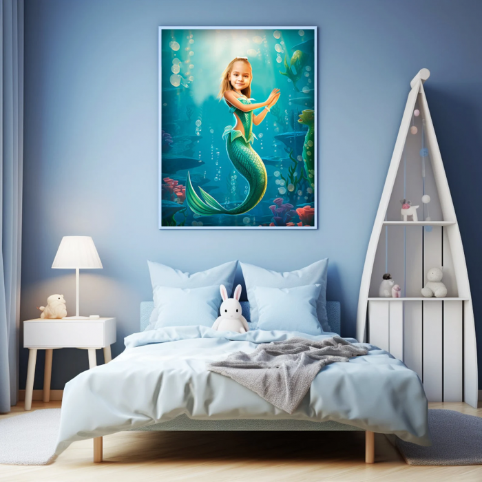 Portret personalizat - Mica Sirena [4]