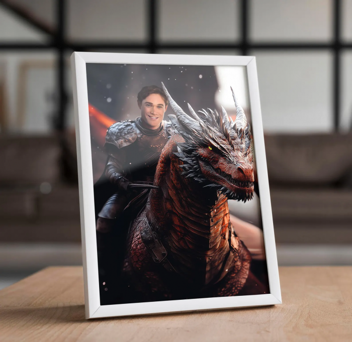Portret personalizat - Dragon Rider 2 [3]