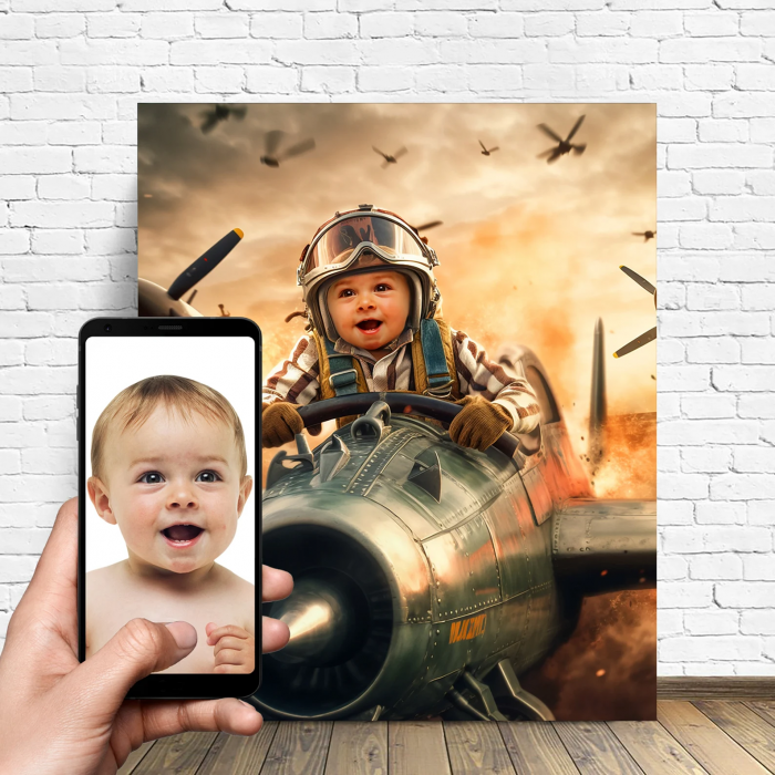 Portret personalizat - Micul Aviator [1]