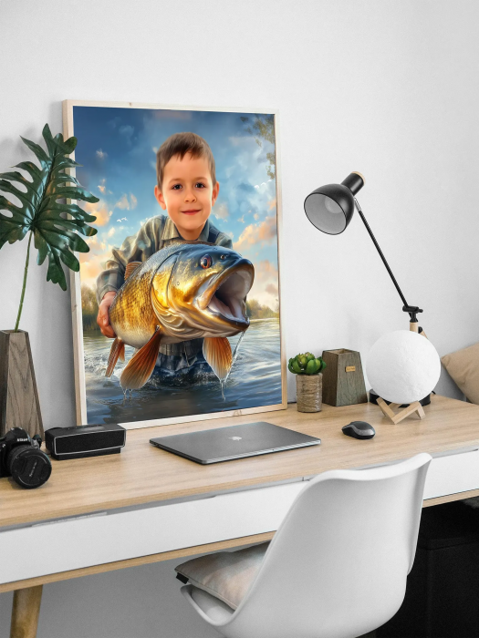 Portret personalizat - Baietelul Pescar [4]