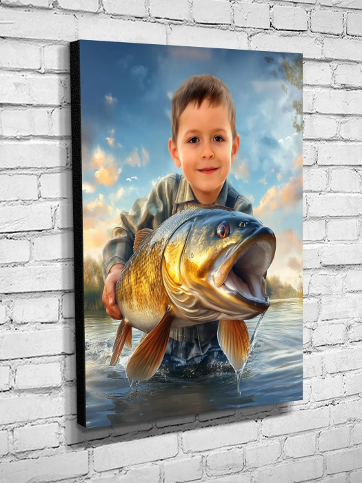 Portret personalizat - Baietelul Pescar [2]