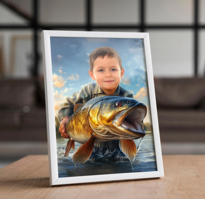 Portret personalizat - Baietelul Pescar [3]