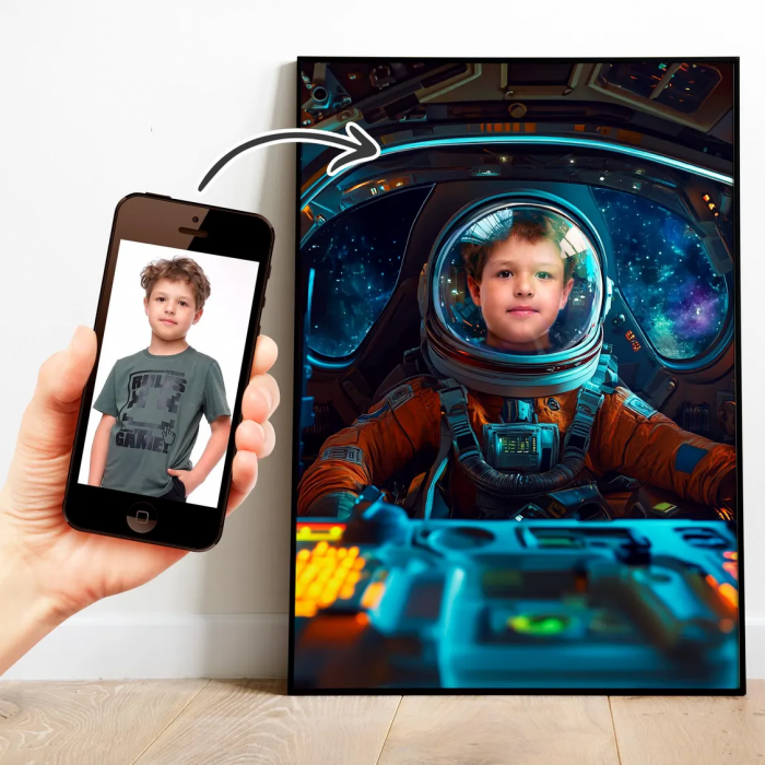 Portret personalizat - Micul Cosmonaut [1]