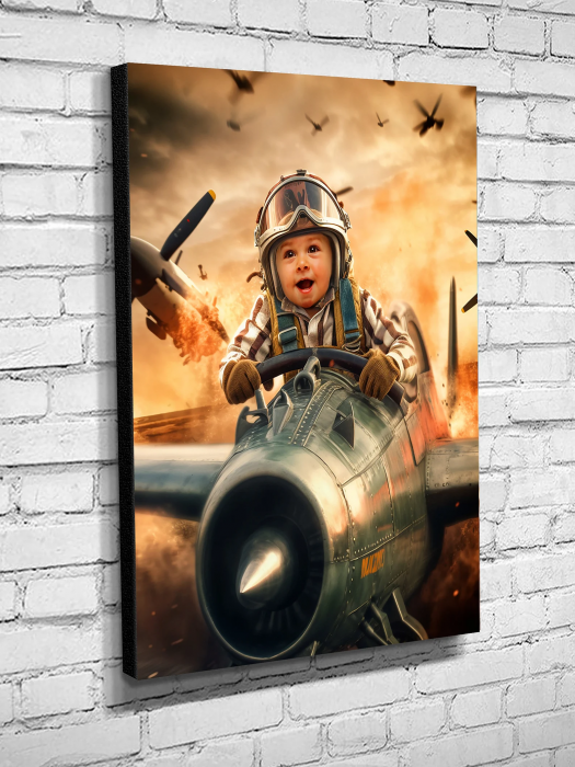 Portret personalizat - Micul Aviator [2]
