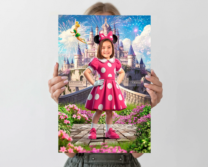 Portret personalizat - Fetita in Disneyland [2]