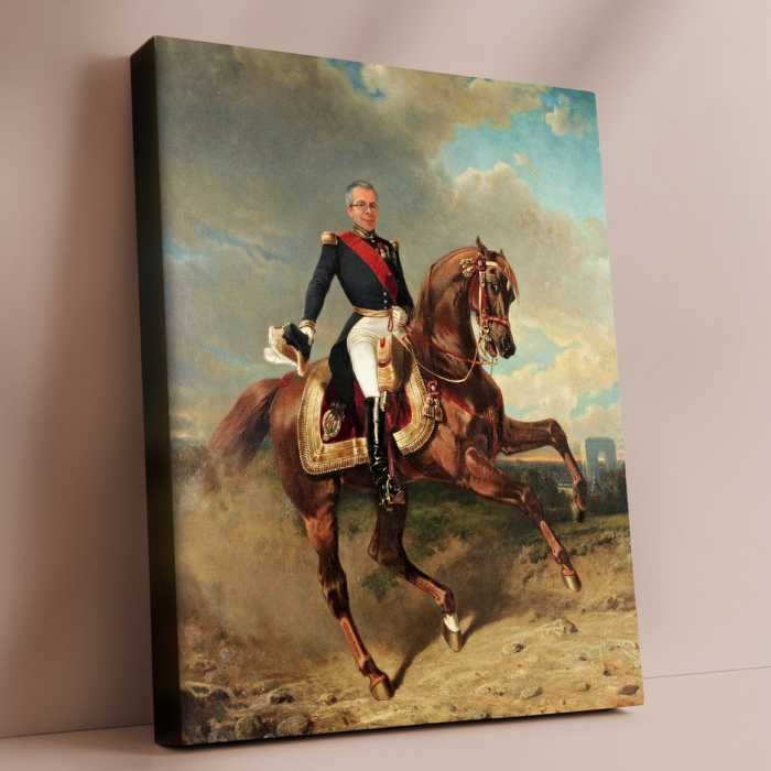Portret personalizat - Print pe cal [2]