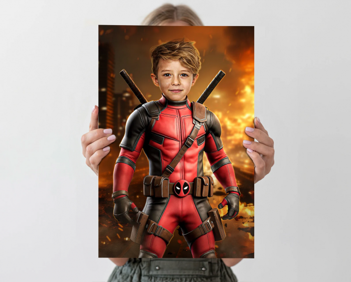 Portret personalizat - Micul Deadpool [2]