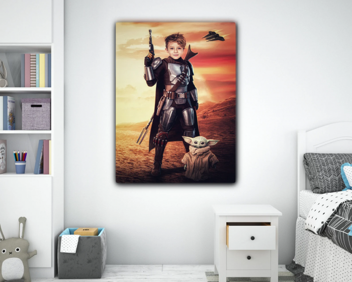 Portret personalizat - Micul Boba Fett [2]