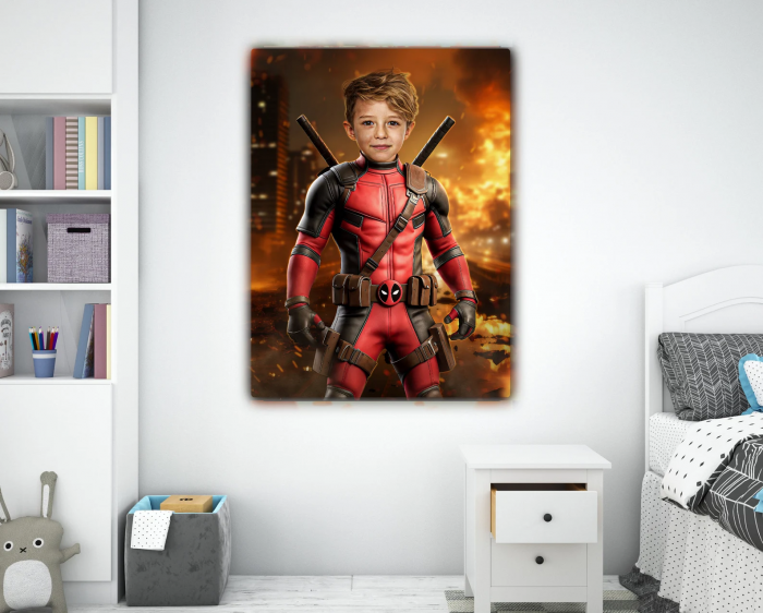 Portret personalizat - Micul Deadpool [3]