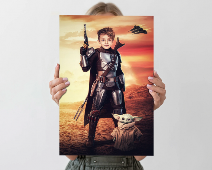 Portret personalizat - Micul Boba Fett [3]